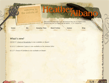 Tablet Screenshot of heatheralbano.com